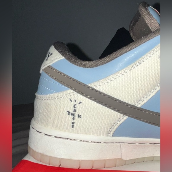 Men’s Nike Dunk Low Travis Scott x Sony PS5 PlayStation 5 Sneakers Size 9 - Picture 9 of 10